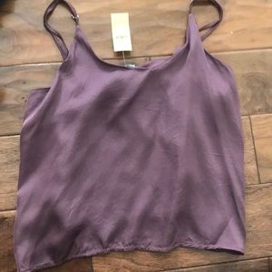 Purple silk top bran new